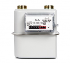 Бытовые и коммунальные диафрагменные счётчики газа BK-G